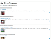 Tablet Screenshot of ourthreetreasures.blogspot.com