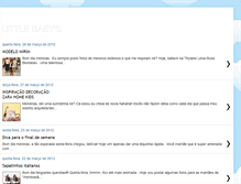 Tablet Screenshot of bloglittlebabys.blogspot.com