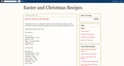 Desktop Screenshot of easy-christmas-recipes.blogspot.com