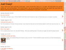 Tablet Screenshot of notasaintjustcrazy.blogspot.com