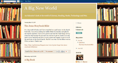Desktop Screenshot of abignewworld.blogspot.com