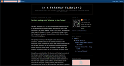 Desktop Screenshot of faraway-fairyland.blogspot.com