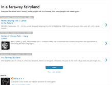 Tablet Screenshot of faraway-fairyland.blogspot.com