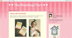 Desktop Screenshot of blushingclock.blogspot.com