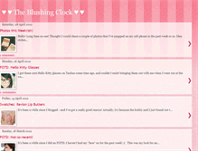 Tablet Screenshot of blushingclock.blogspot.com