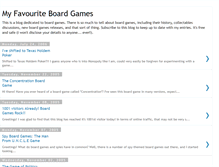 Tablet Screenshot of myfavourite-boardgames.blogspot.com