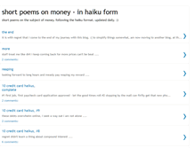 Tablet Screenshot of earn-money-haikus.blogspot.com