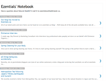 Tablet Screenshot of ezentials.blogspot.com