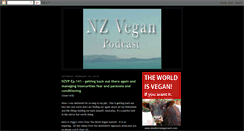Desktop Screenshot of nzveganpodcast.blogspot.com