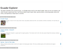 Tablet Screenshot of ecuadorexplorer.blogspot.com