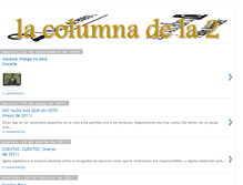 Tablet Screenshot of lacolumnadela2.blogspot.com