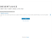 Tablet Screenshot of desertjuice.blogspot.com