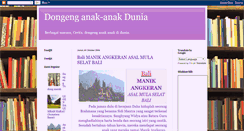 Desktop Screenshot of dongenganakdunia.blogspot.com