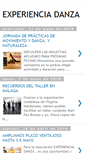 Mobile Screenshot of experienciadanzabadajoz.blogspot.com