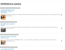 Tablet Screenshot of experienciadanzabadajoz.blogspot.com