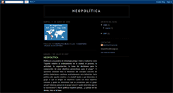 Desktop Screenshot of neopolitica.blogspot.com