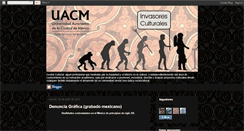 Desktop Screenshot of invasoresculturalesuacm.blogspot.com