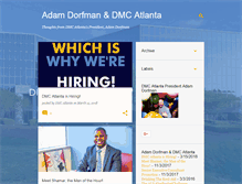 Tablet Screenshot of dmcatlanta.blogspot.com