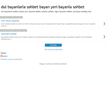 Tablet Screenshot of dulbayanlarlasohbet.blogspot.com