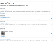 Tablet Screenshot of douchetoronto.blogspot.com