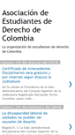 Mobile Screenshot of estudiantesdederechodecolombia.blogspot.com