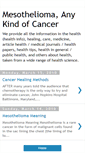 Mobile Screenshot of mesothelioma4death.blogspot.com