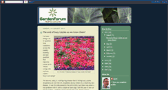 Desktop Screenshot of geoffgardenforum.blogspot.com