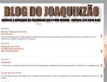 Tablet Screenshot of blogdojoaquinzao.blogspot.com