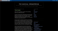 Desktop Screenshot of musicalcrematorium.blogspot.com