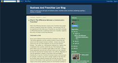 Desktop Screenshot of businessandfranchiselaw.blogspot.com