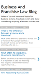 Mobile Screenshot of businessandfranchiselaw.blogspot.com