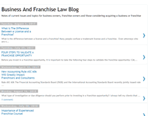 Tablet Screenshot of businessandfranchiselaw.blogspot.com