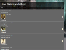 Tablet Screenshot of i-like-historical-clothing.blogspot.com