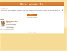 Tablet Screenshot of kay-hanusch.blogspot.com