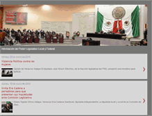 Tablet Screenshot of eleccionveracruz.blogspot.com