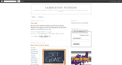 Desktop Screenshot of iambitionfitness.blogspot.com