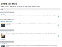 Tablet Screenshot of iambitionfitness.blogspot.com