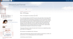 Desktop Screenshot of dreamsland-invest.blogspot.com