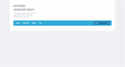 Desktop Screenshot of aplikasi-lengkap-s60v3.blogspot.com