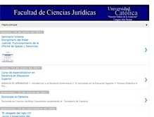 Tablet Screenshot of derecho-ucap.blogspot.com