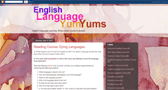 Desktop Screenshot of languageyumyums.blogspot.com