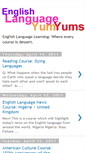 Mobile Screenshot of languageyumyums.blogspot.com