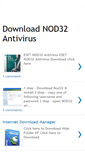 Mobile Screenshot of nod32freehere.blogspot.com