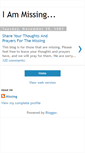 Mobile Screenshot of iammissingtoo.blogspot.com