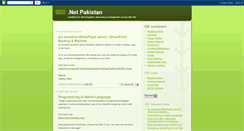 Desktop Screenshot of dotnetpakistan.blogspot.com