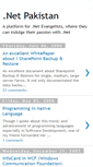 Mobile Screenshot of dotnetpakistan.blogspot.com