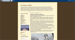 Desktop Screenshot of deviajesyvalijas.blogspot.com