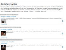 Tablet Screenshot of deviajesyvalijas.blogspot.com