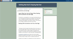 Desktop Screenshot of gettingmarriedandstayingmarried.blogspot.com