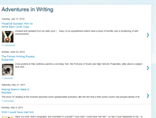 Tablet Screenshot of adventures-in-creative-writing.blogspot.com